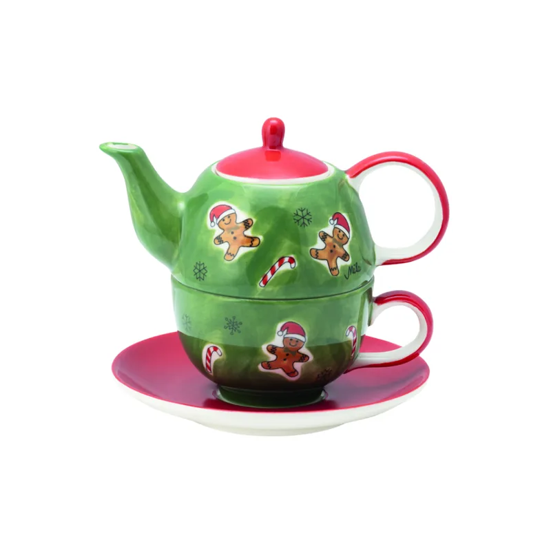 Tea for one Gingerbreadmen von Mila in Grün