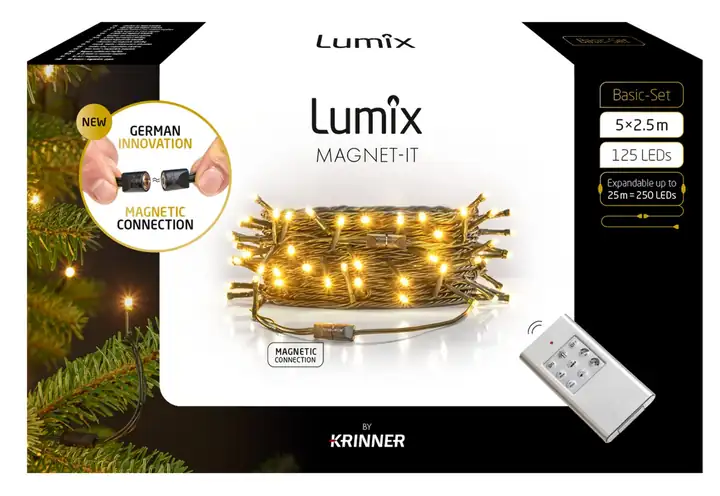 Lumix by Krinner: Baumschmücken ohne Kabelsalat