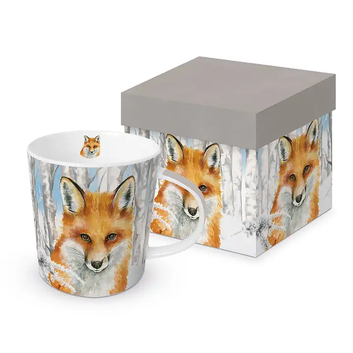 ppd ppd Winter Animals: Tassen in Geschenkbox mit Waldtieren, Ansicht 3