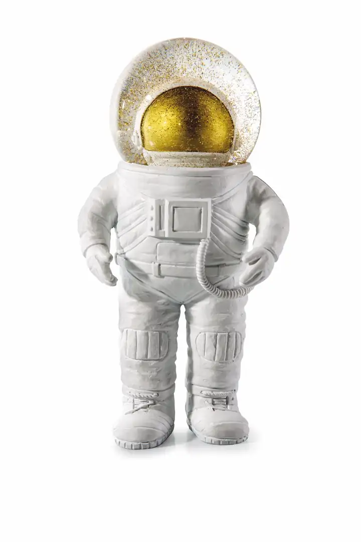DONKEY Donkey The Astronauts: Schneekugel im Raumfahrerhelm, Ansicht 2