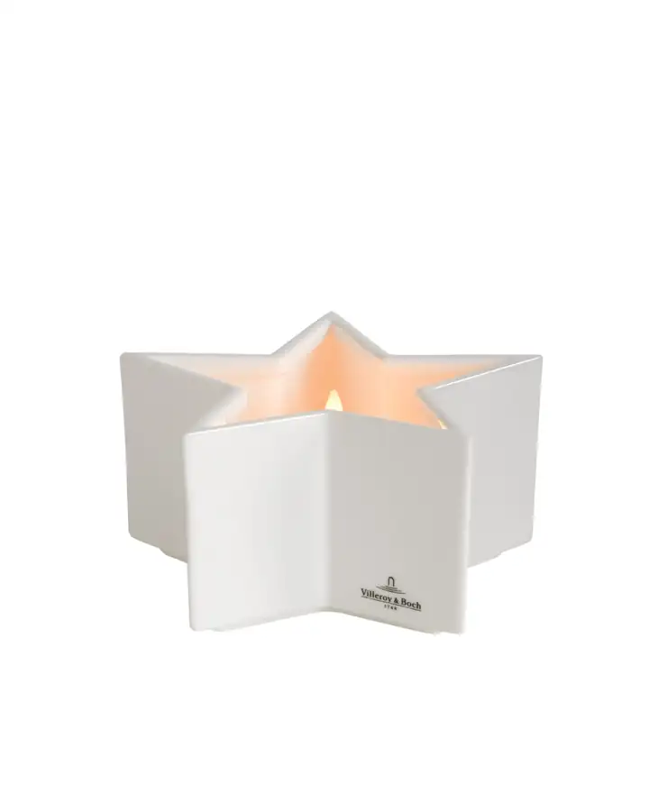 Villeroy & Boch Villeroy & Boch Luzern: LED Kerze im Porzellanstern, Ansicht 2