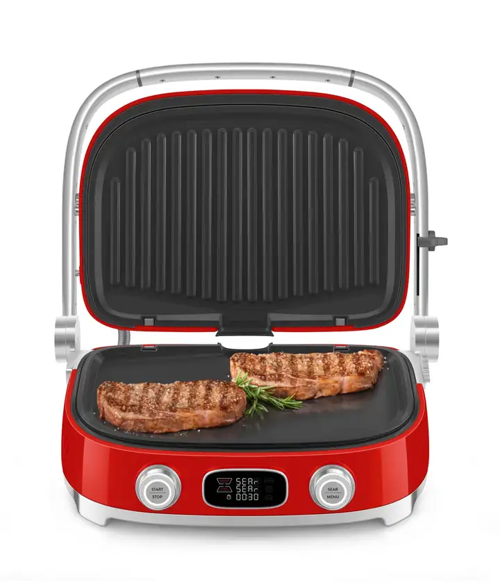 Smeg Smeg Kontaktgrill: Panini, Steak und Waffeln in einem, Ansicht 2