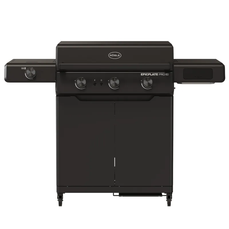 Rösle EPICPLATE Pro 80 in Schwarz, freigestellt