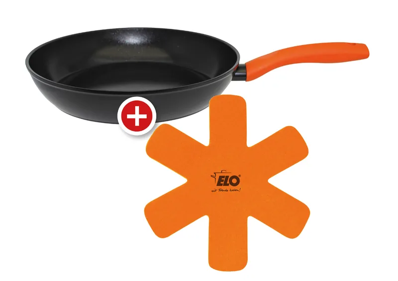 ELO Colorio Pfanne mit orangem Stapelschutz